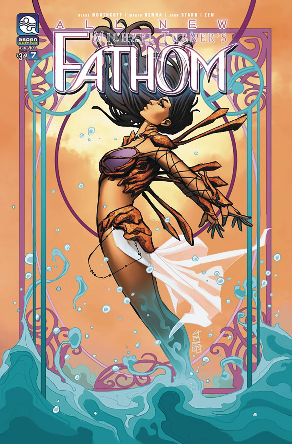 All New Fathom #7 Cover B Cafaro