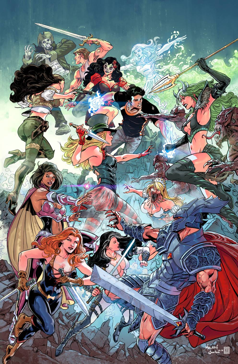 GFT Grimm Fairy Tales #125 C Cover Malsuni
