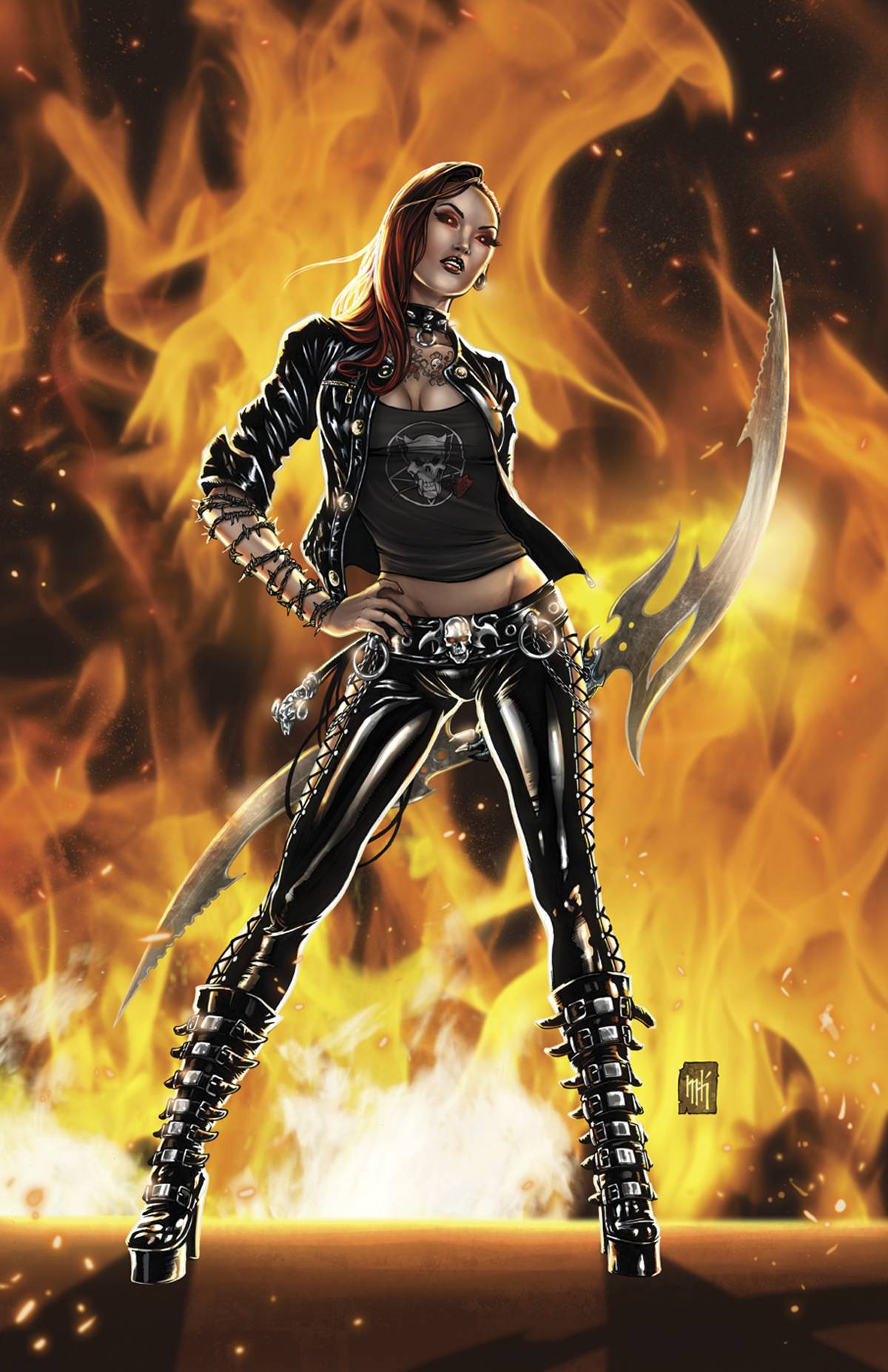 GFT Hellchild #1 (Of 5) C Cover Krome