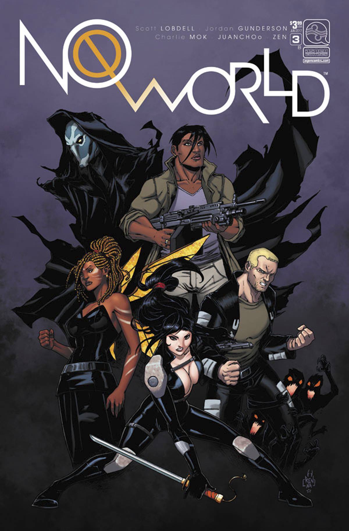 No World #3 Cover B Renna