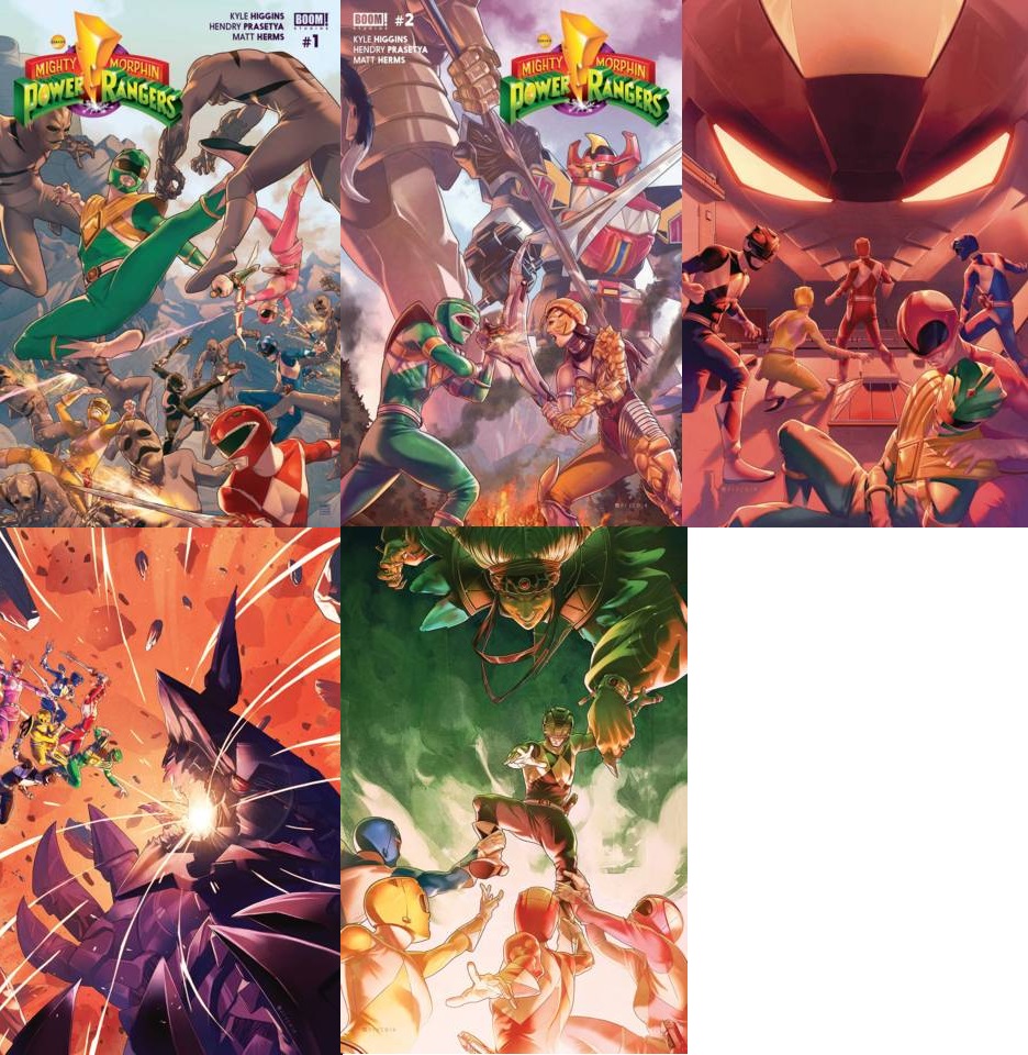 Mighty Morphin Power Rangers Lot 1 2 3 4 5 Main Covers