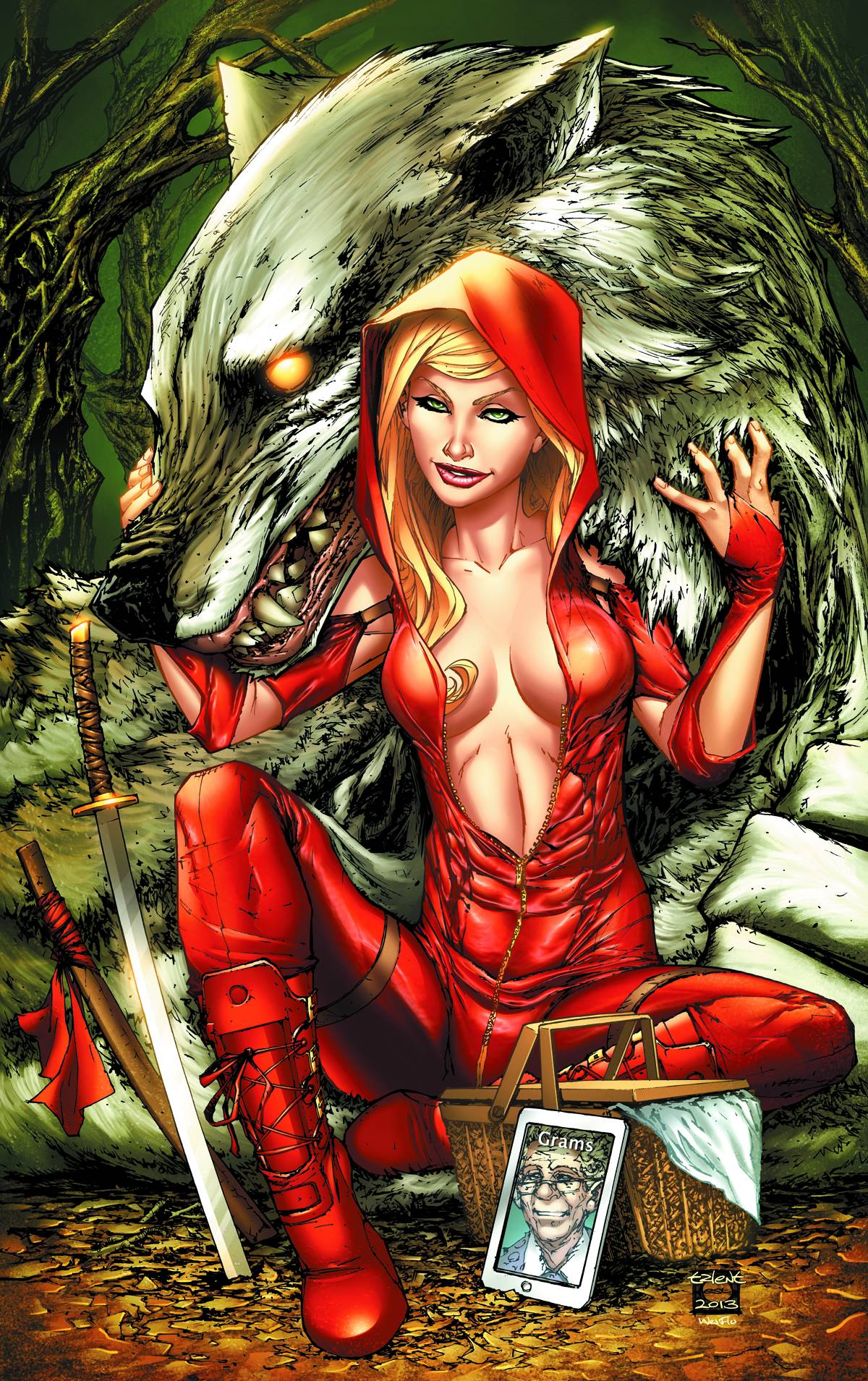GFT Code Red #1  Cover A Caldwell