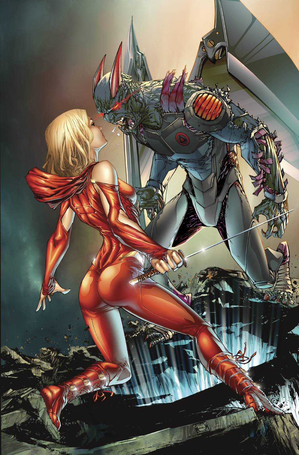 GFT Code Red #5 Cover B Caldwell