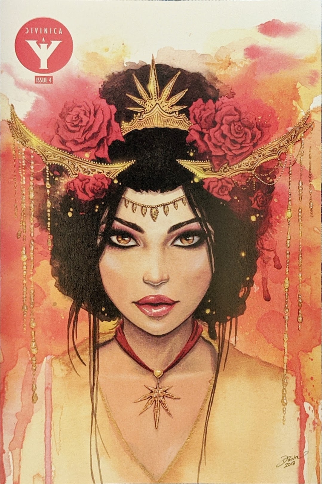 Divinica #4 Dawn McTeigue PEARL Variant A LTD To 25