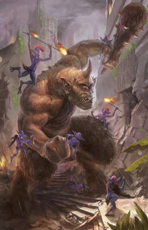 GFT Escape From Monster Island #2 (Of 5) A Cover Burns