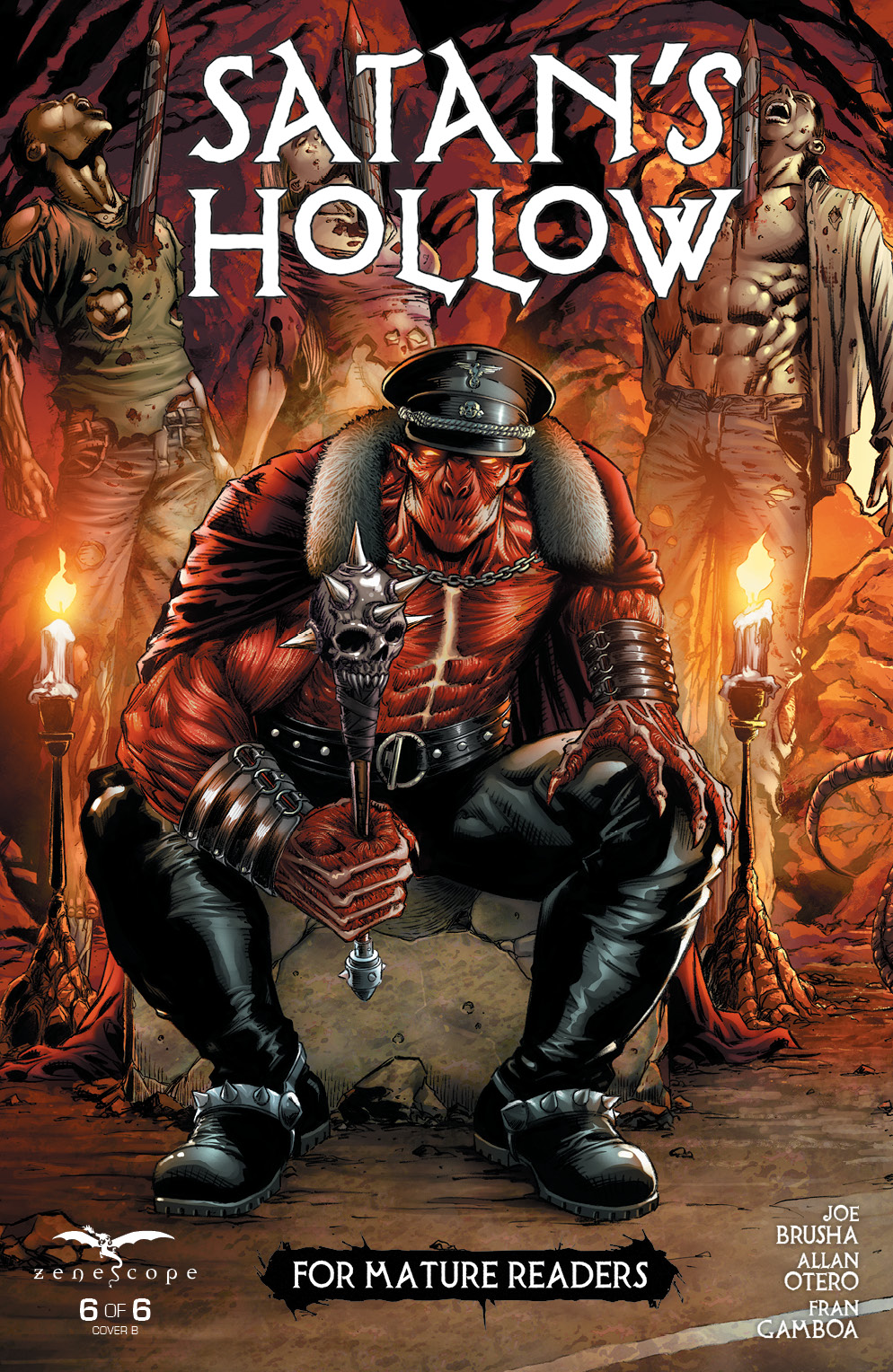 GFT Satans Hollow #6 B Cover Spay