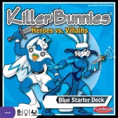 Killer Bunnies Heroes Vs. Villains Blue Starter Pack