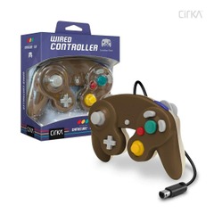 Cirka Brand - GameCube Wired Controller ( Brown/White)