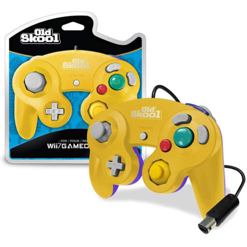 Wired GameCube Controller Yellow & Purple