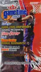 2000-01 Fleer Game Time Basketball Hobby Pack