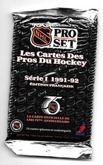 1991-92 NHL Pro Set French Series 1 Pack