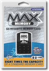 Max Memory 64MB PS2 Memory Card