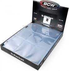 BCW 100 9-Pocket Plastic Sheets