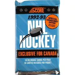 1992-93 Score Hockey Pack