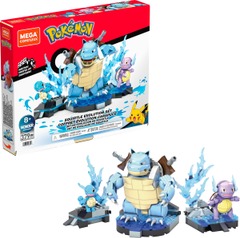 MEGA Pokémon Action Figure Building Toys for Kids, Squirtle Evolution Set with 379 Pieces