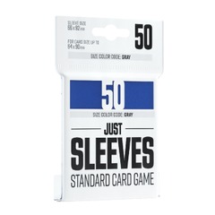 JUST SLEEVES Standard Card Game Sleeves Blue (50 Count)