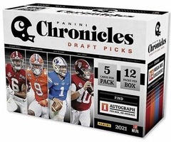 2021 Panini Chronicles Football NFL Draft Picks Mega Box