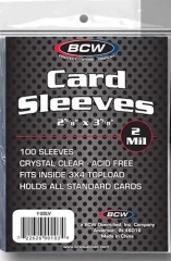 BCW Standard Size Soft Sleeve Pack 100 Count