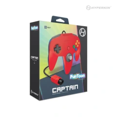 Hyperkin Captain Funtoon N64 Controller - Hero Red