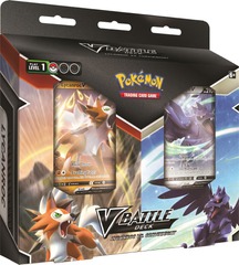 V Battle Deck Bundle - Lycanroc vs Corviknight