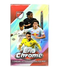 2021 Topps Chrome MLS Soccer Box (18 Packs)