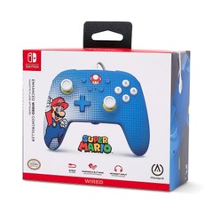 PowerA Enhanced Wired Controller - Blue Super Mario Edition