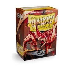 Dragon Shield Ruby Matte Standard Size 100 Count