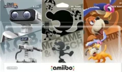 Amiibo Retro 3 Pack - R.O.B. Mr. Game & Watch Duck Hunt (US Version)