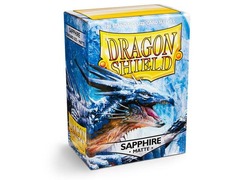 Dragon Shield Sapphire Matte Standard Size 100 Count