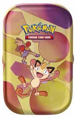 Scarlet & Violet 151 Mini Tin Meowth & Hitmonchan