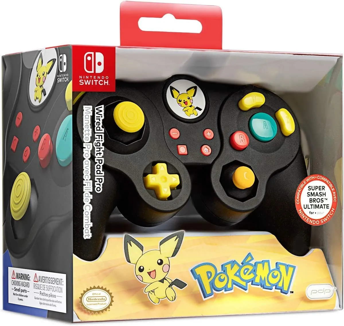 Wired Fight Pad Pro - Pichu Edition