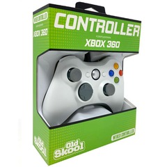 White Xbox 360/PC Wired USB Controller [Old Skool]