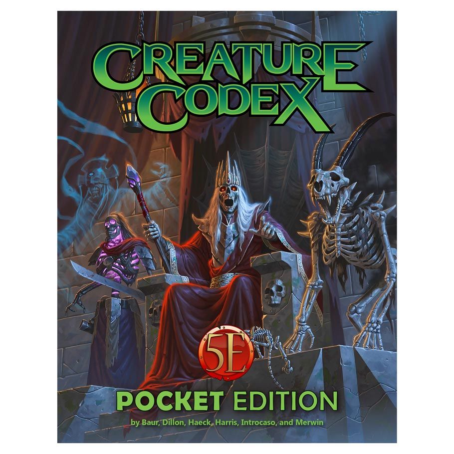5E Book: Creature Codex Pocket Edition