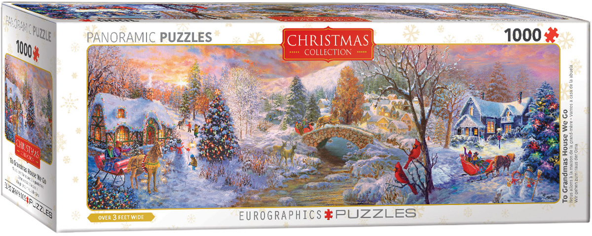 To Grandmas House We Go - Panoramic 1000pc puzzle