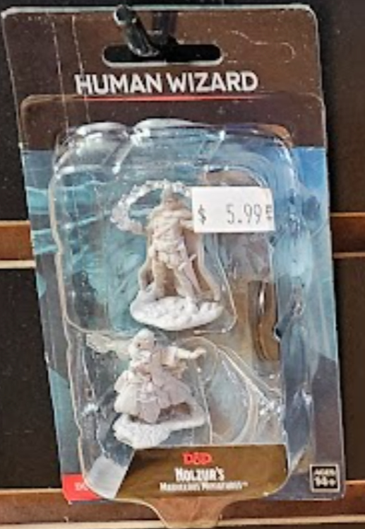 Dungeons & Dragons: Nolzurs Marvelous Miniatures: Human Wizard (male)  72618