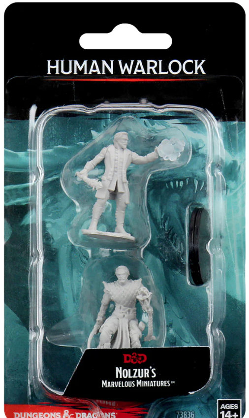 Dungeons & Dragons: Nolzurs Marvelous Miniatures: Human Warlock (male) 73836