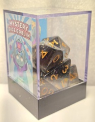 Mystery Dice Goblins: 7 Set Polyhedral Resin Filled Snake Eyes B-FIL-TT-SNAKEYES