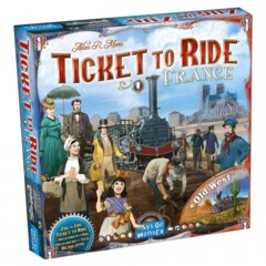Ticket to Ride: France & Old West Map