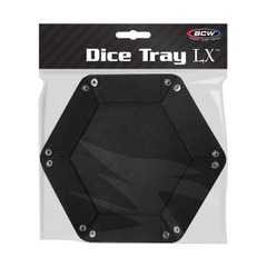 BCW Dice Tray Hexagon LX Black 1-DT-HEX-BLK