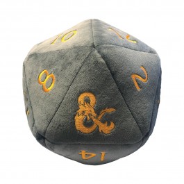 Ultra Pro D20 Jumbo Plush D&D Gray & Gold 19412