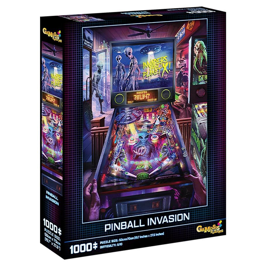 Pinball Invasion 1000pc puzzle