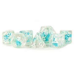 FanRoll Dice: 7 Set Polyhedral 16mm Resin Set Snowflake 752