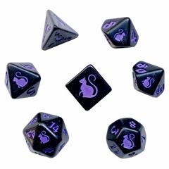 Kitty Clacks 7 Set Polyhedral: Magic