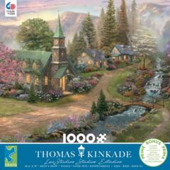Thomas Kinkade: Sunday Morning Chapel - 1000pc puzzle