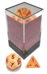 Chessex Dice: 7 Set Polyhedral Festive Sunburst Red CHX27453