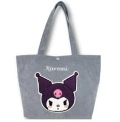 Sanrio Bag: Kuromi Corduroy Tote