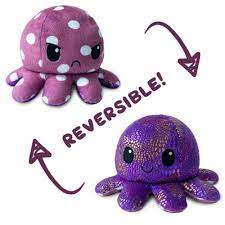Reversible Plush: Octopus Shimmer & Dot
