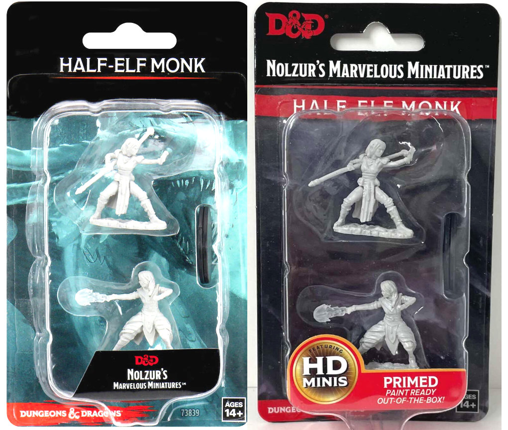 Dungeons & Dragons: Nolzurs Marvelous Miniatures: Half-Elf Monk (female) 73839