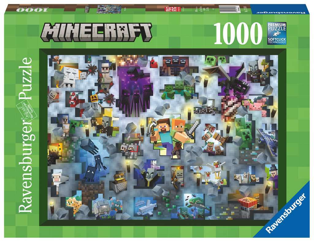 Minecraft Mobs - 1000pc puzzle