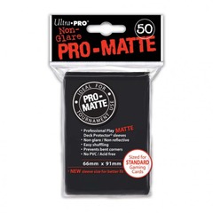 Ultra Pro Sleeves: Pro-Matte Black 82728